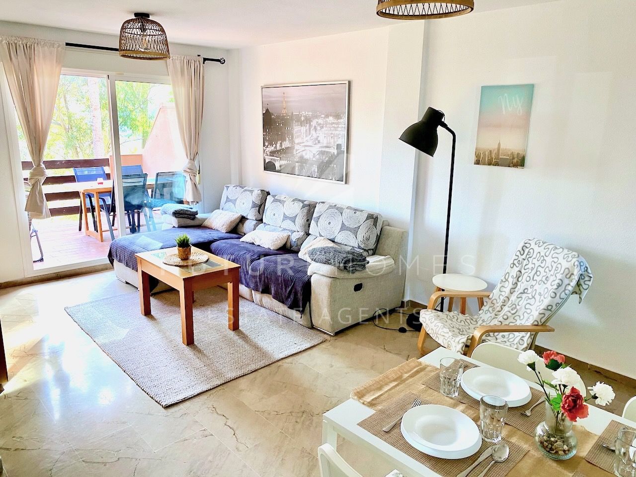 Exclusive - west facing two bedroom apartment for sale in Paraiso de la Bahia, Casares