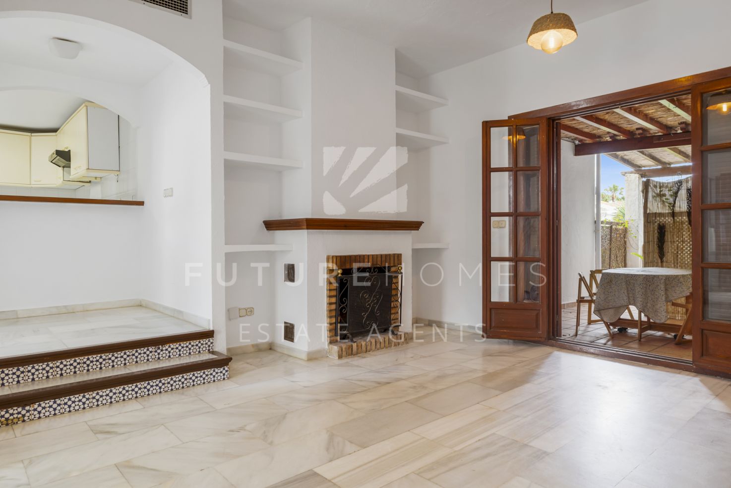 Townhouse for sale on the frontline beach community of Bahia Azul in Estepona