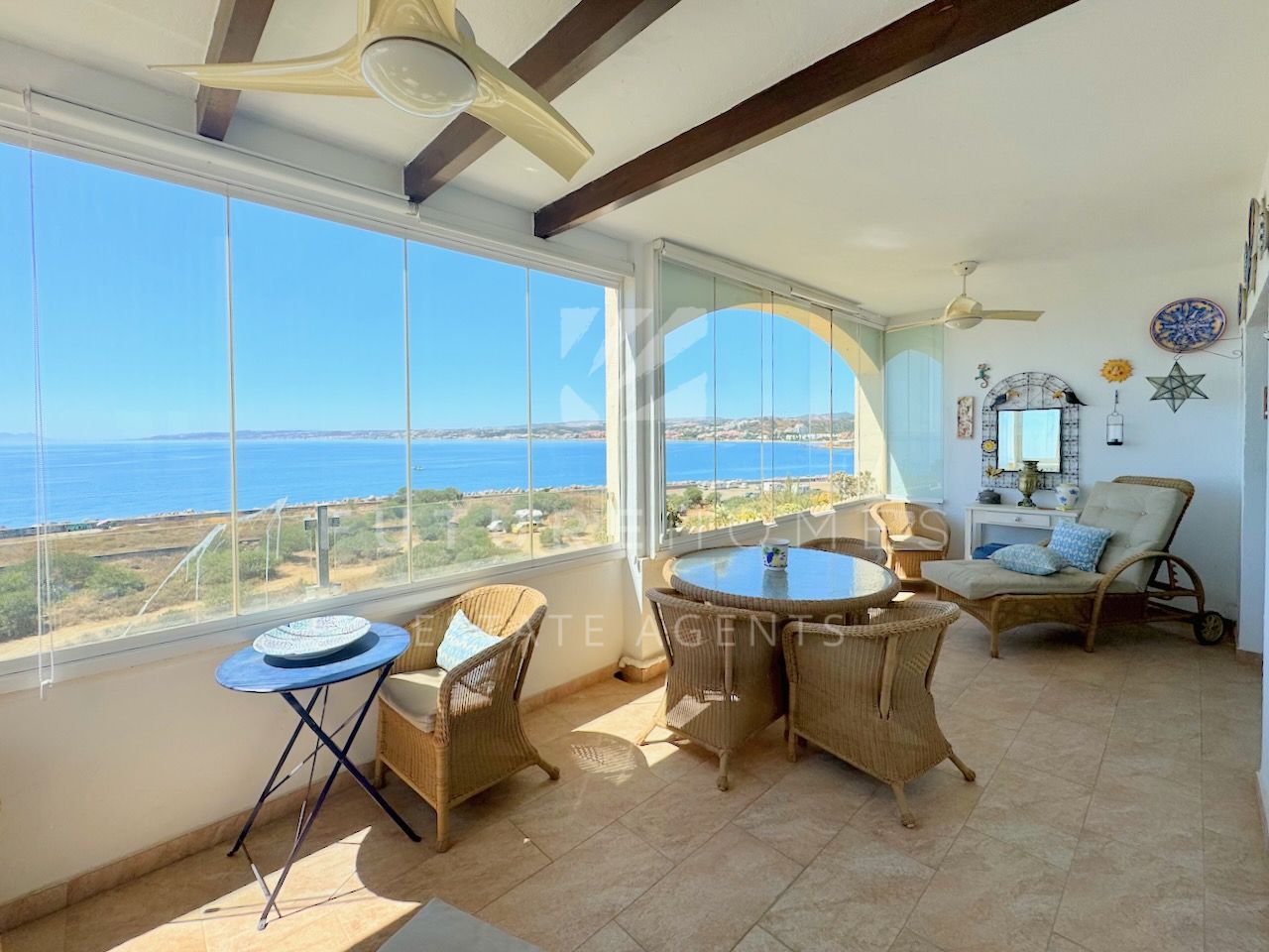 Three bedroom frontline beach apartment for sale in Marina Bay, Estepona