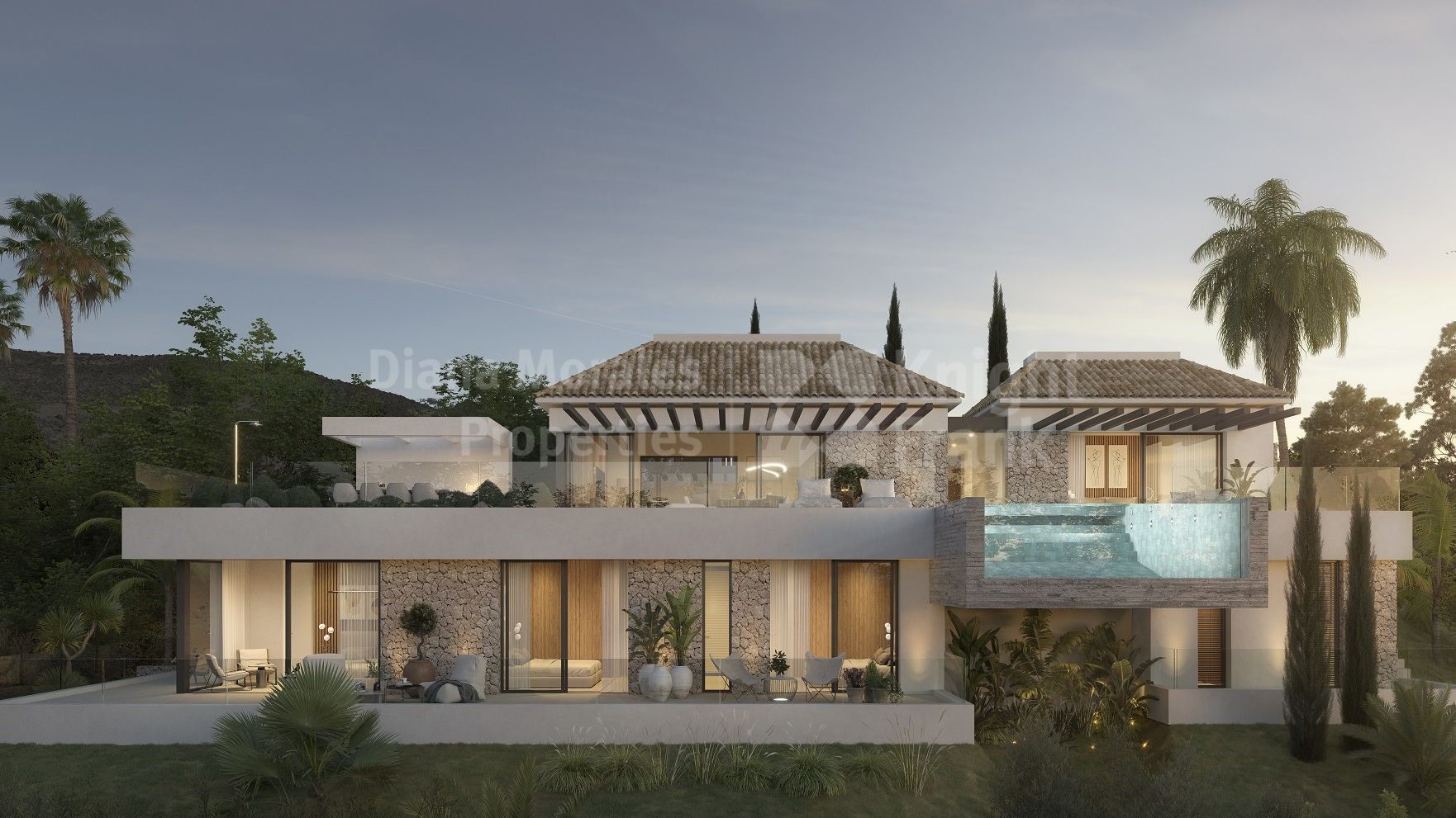 Four-bedroom two-level villa with golf views in La Cala Golf Resort