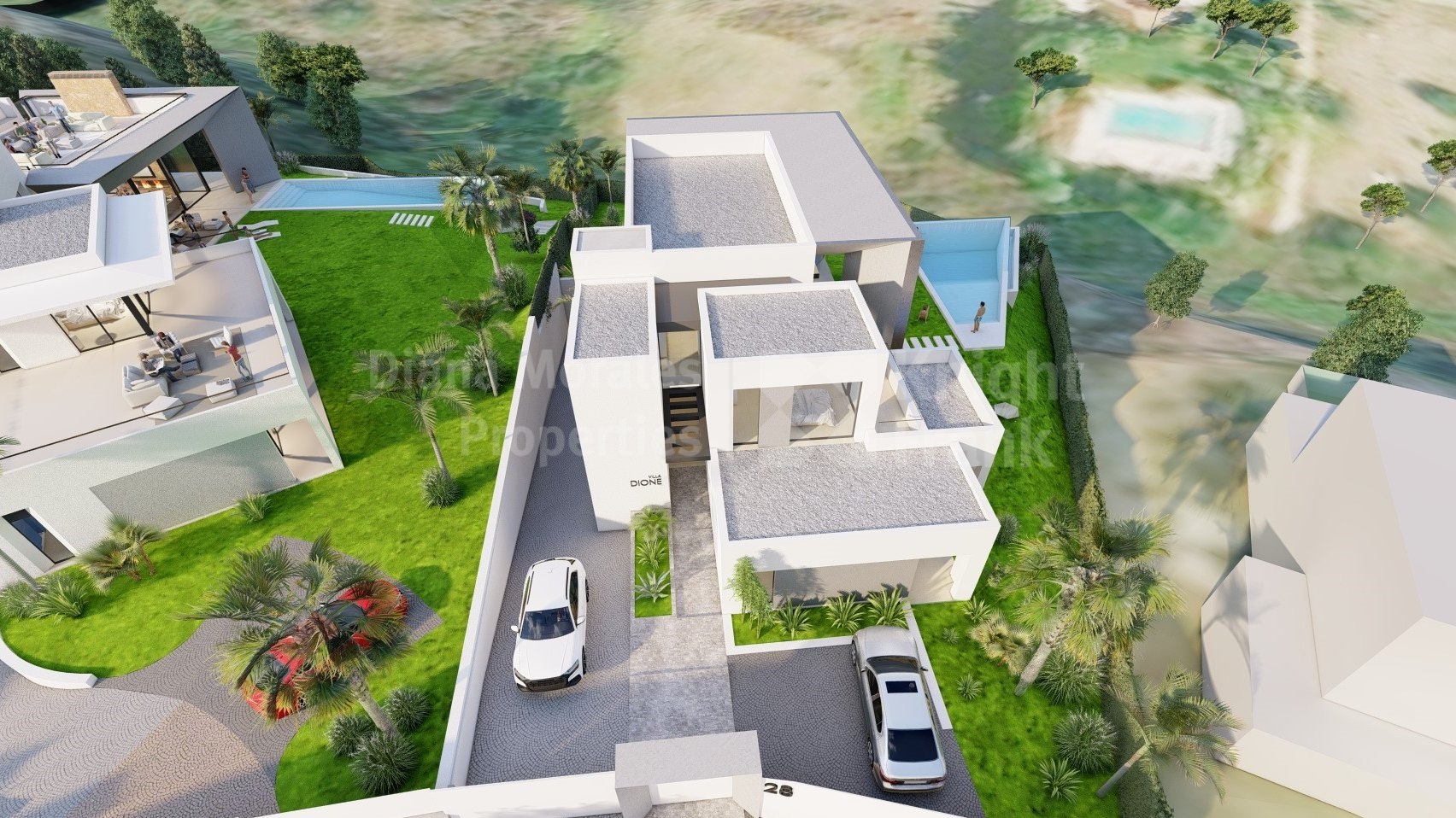 A vendre terrain avec projet et permis pour villa à Haza del Conde