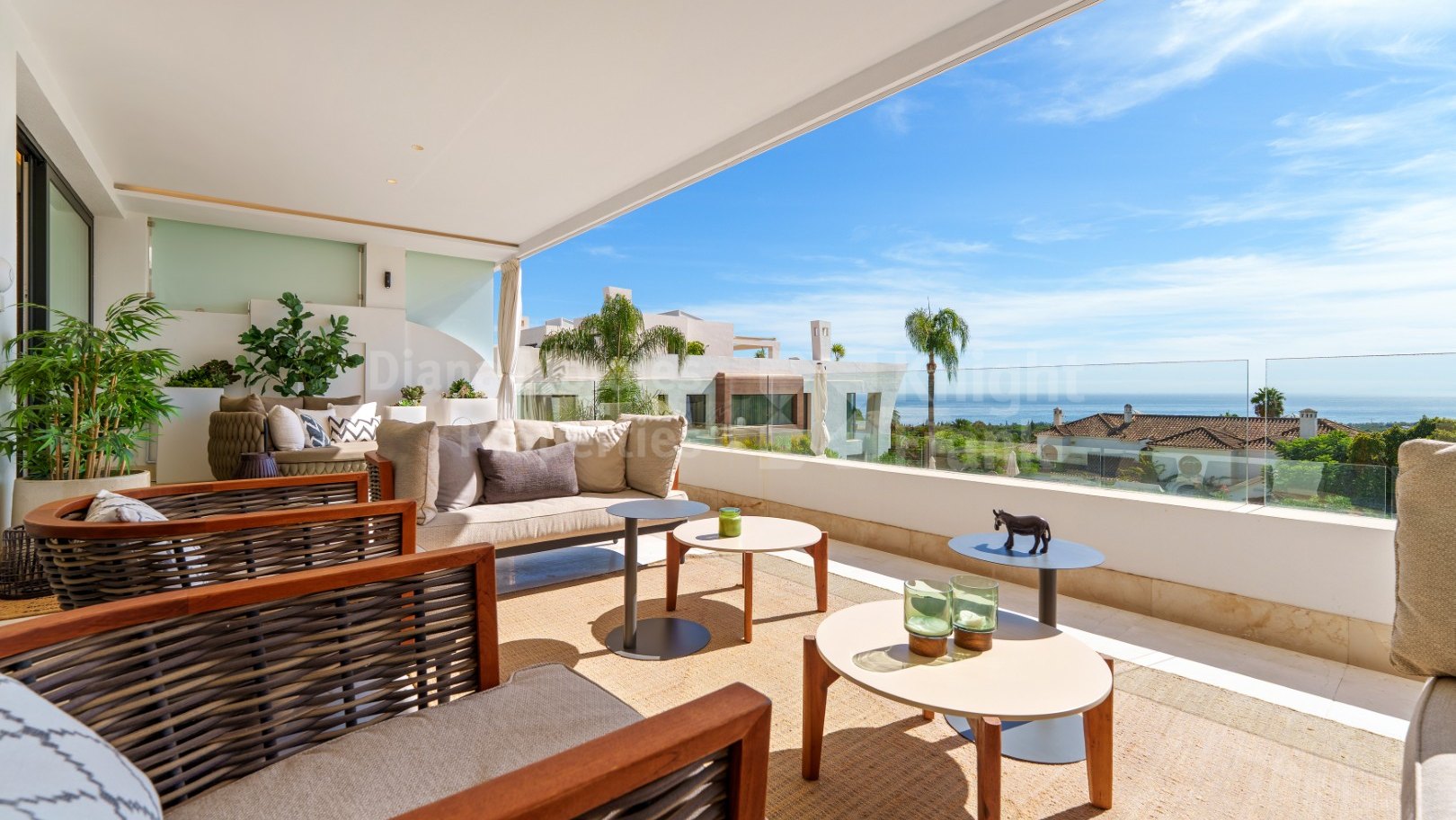 Reserva 5, luxuriöse Maisonette-Wohnung mit Meerblick in Reserva de Sierra Blanca