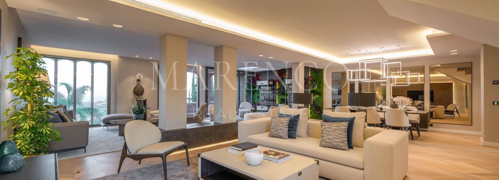 Zweistöckiges Penthouse  in Les Belvederes, Nueva Andalucia, Marbella