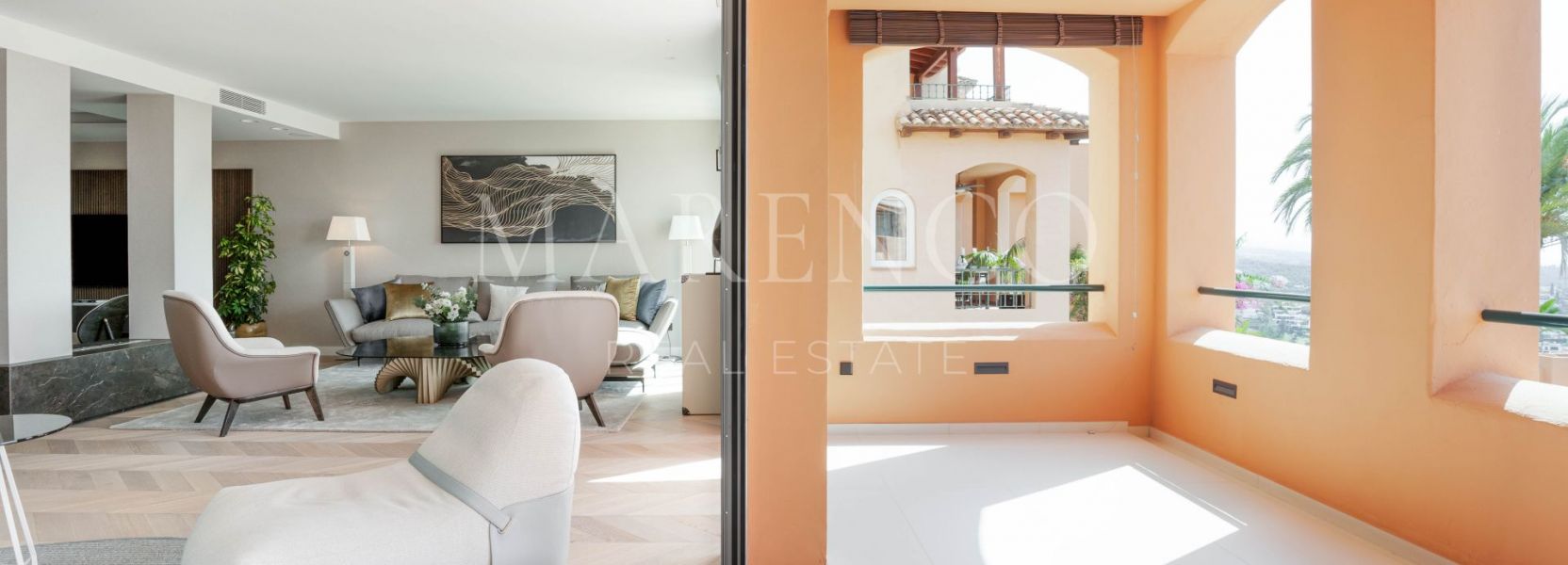 Zweistöckiges Penthouse  in Les Belvederes, Nueva Andalucia, Marbella