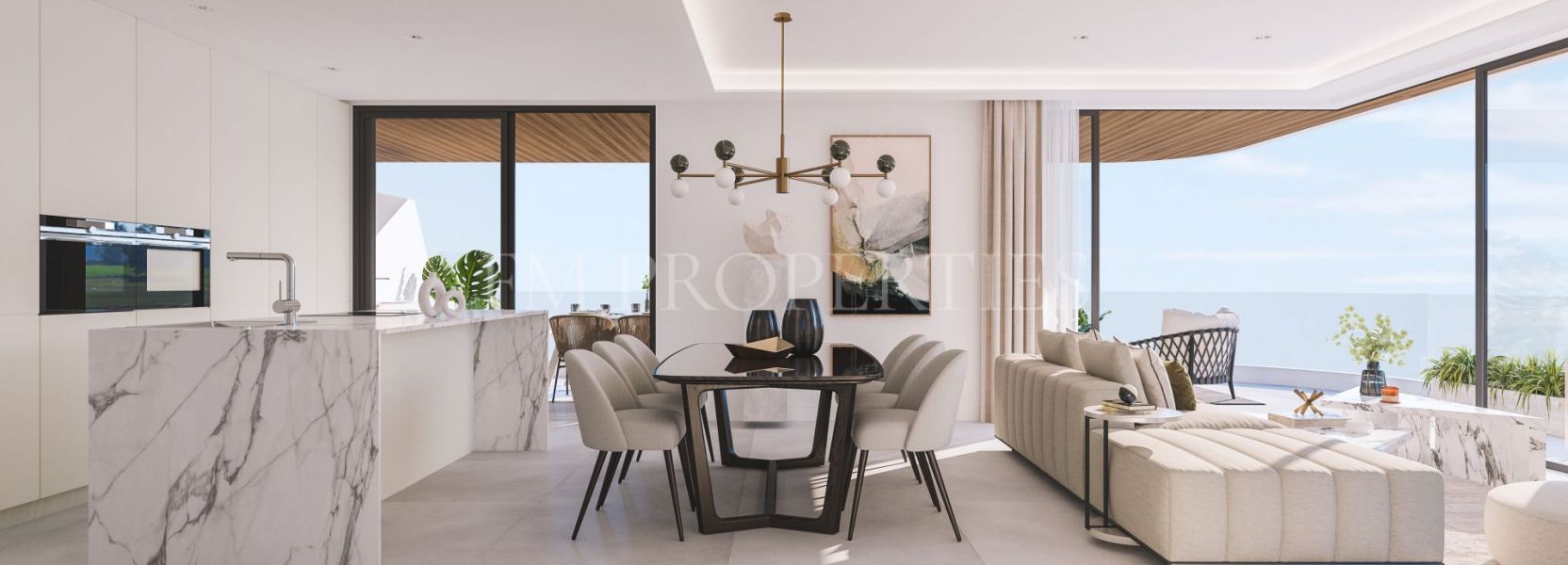 Duplex Penthouse  à Buenas Noches, Estepona Ouest, Estepona