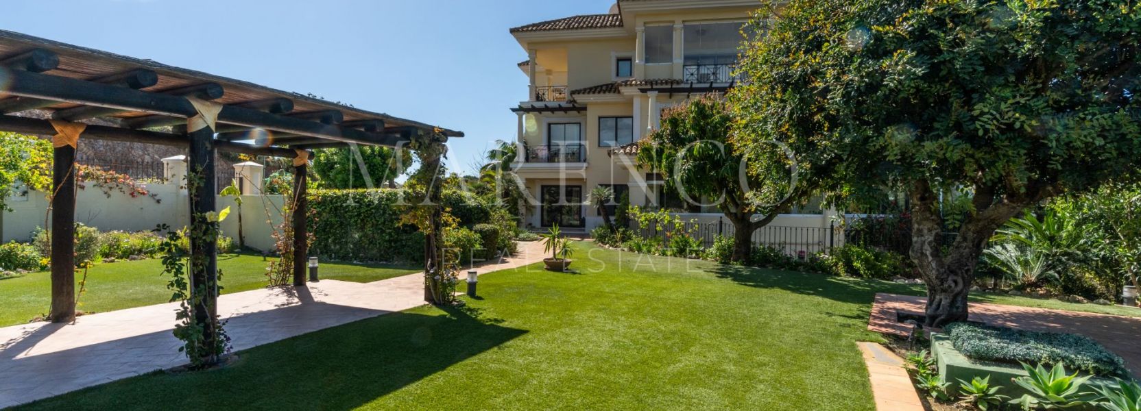 Appartement begane grond  in Aloha Park, Nueva Andalucia, Marbella