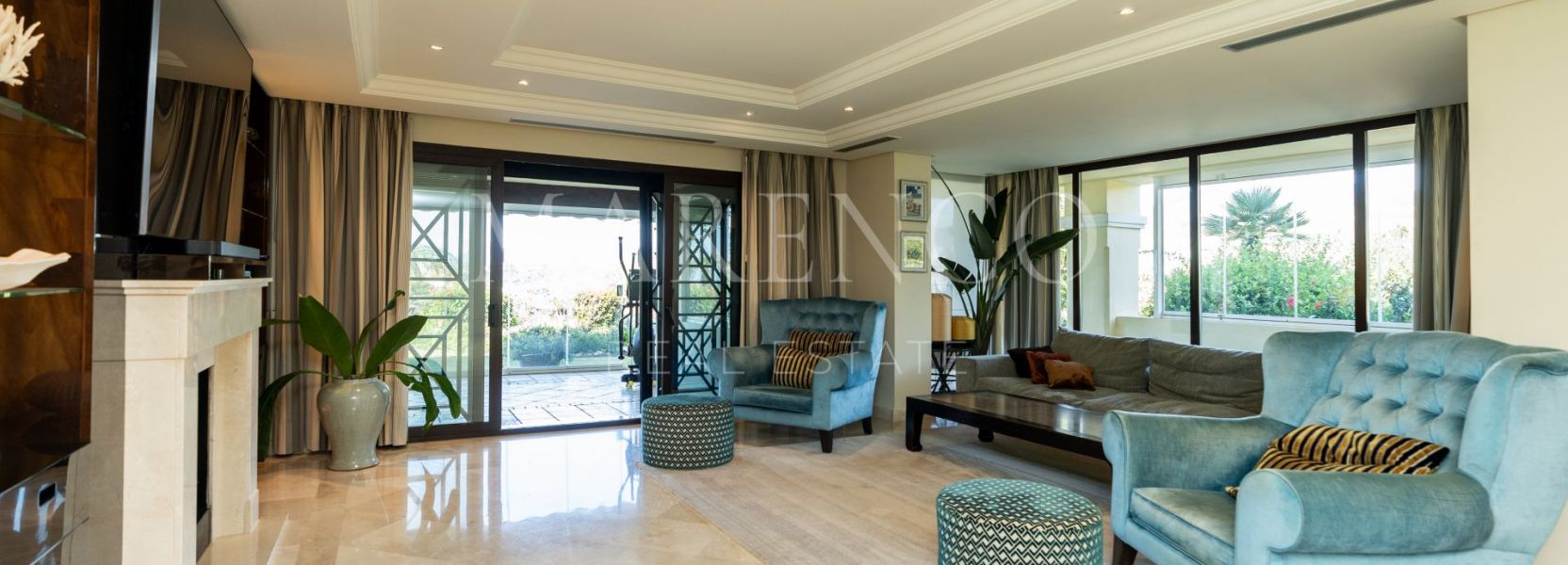 Appartement begane grond  in Aloha Park, Nueva Andalucia, Marbella