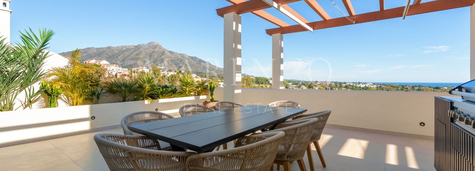 Atico Duplex  en Palacetes Los Belvederes, Nueva Andalucia, Marbella