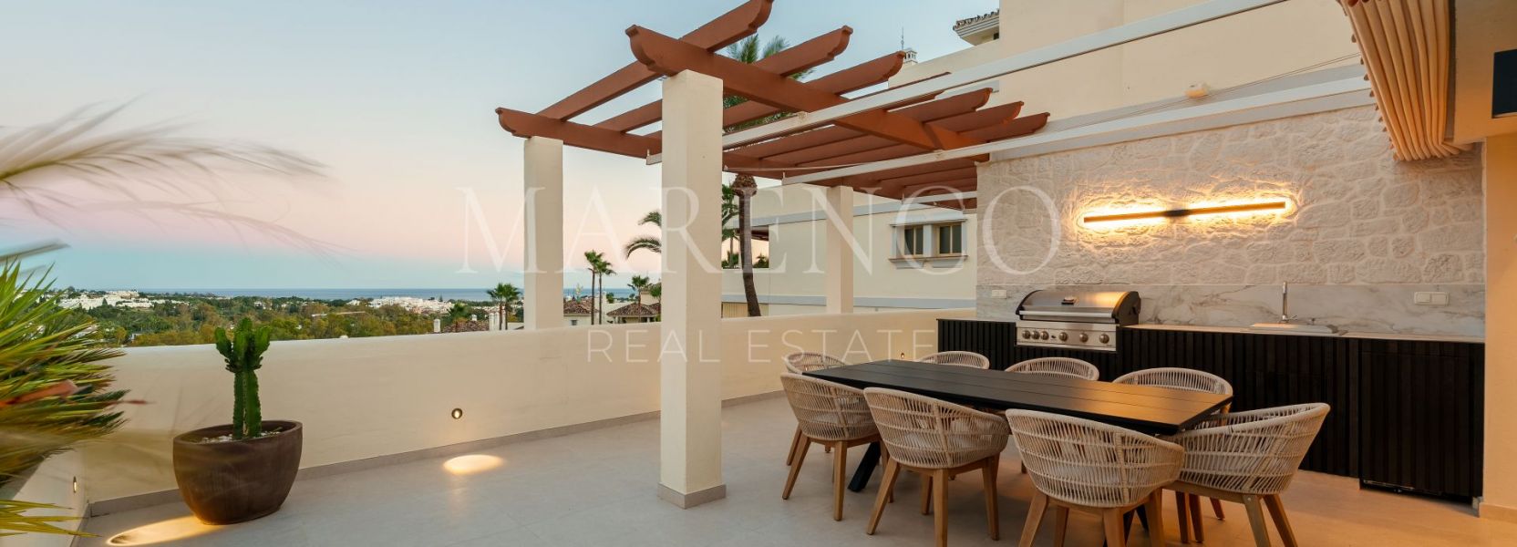 Atico Duplex  en Palacetes Los Belvederes, Nueva Andalucia, Marbella