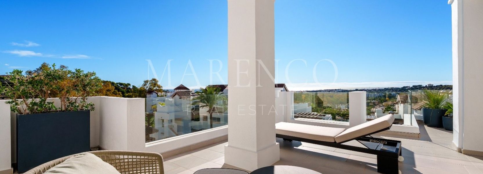 Zweistöckiges Penthouse  in Aloha, Nueva Andalucia, Marbella