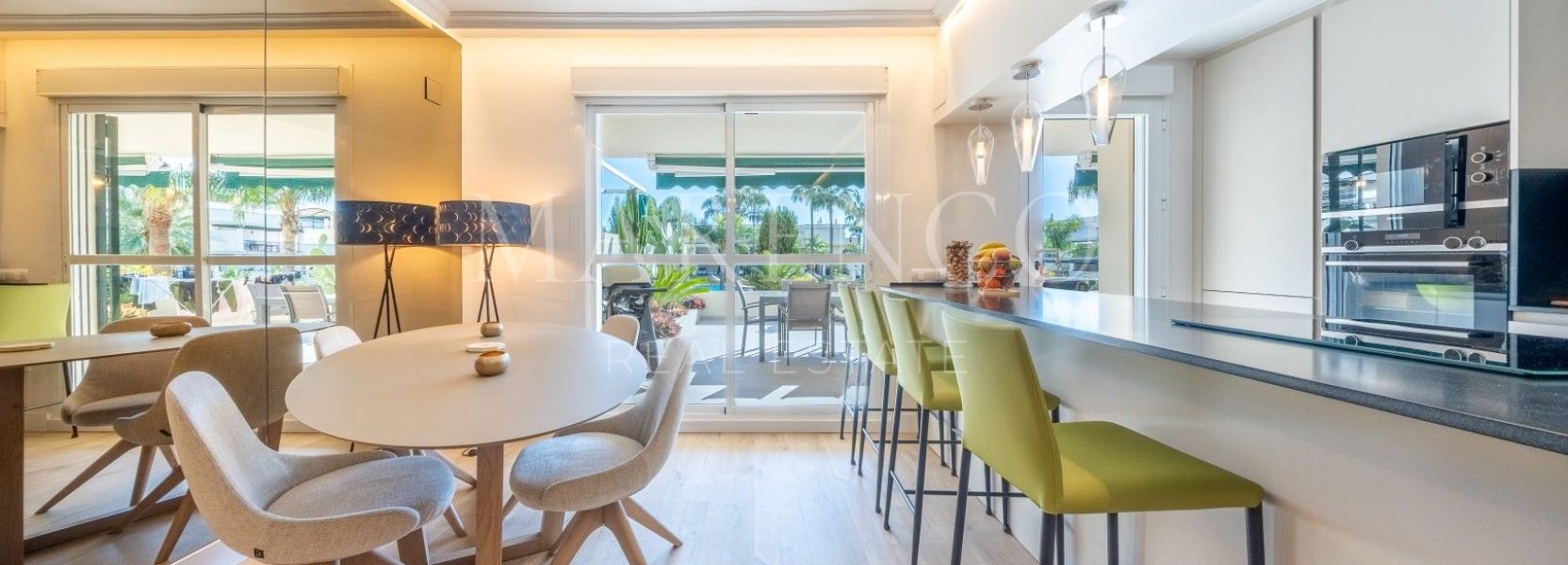 Erdgeschosswohnung in Nueva Andalucia, Marbella
