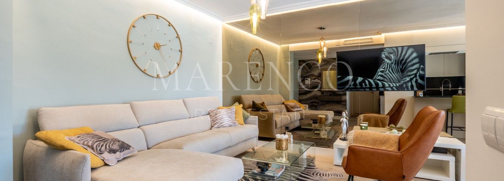 Erdgeschosswohnung in Nueva Andalucia, Marbella