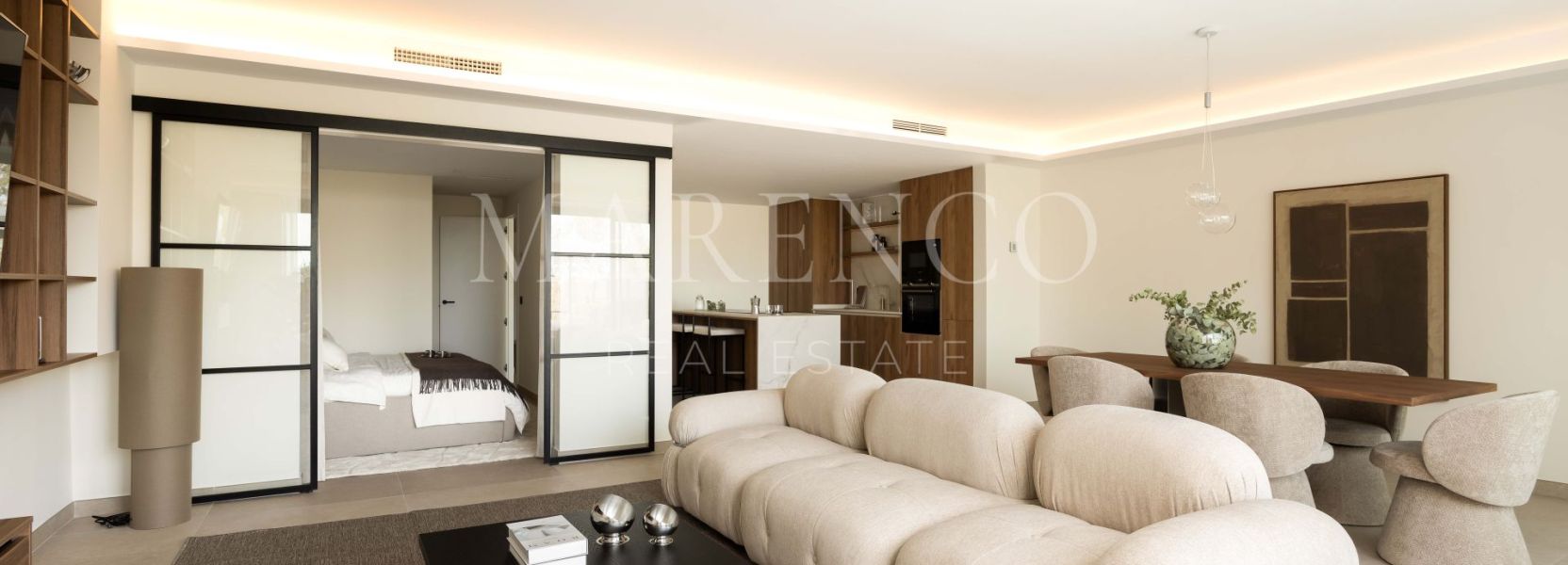 Appartement begane grond in Palacetes Los Belvederes, Nueva Andalucia, Marbella