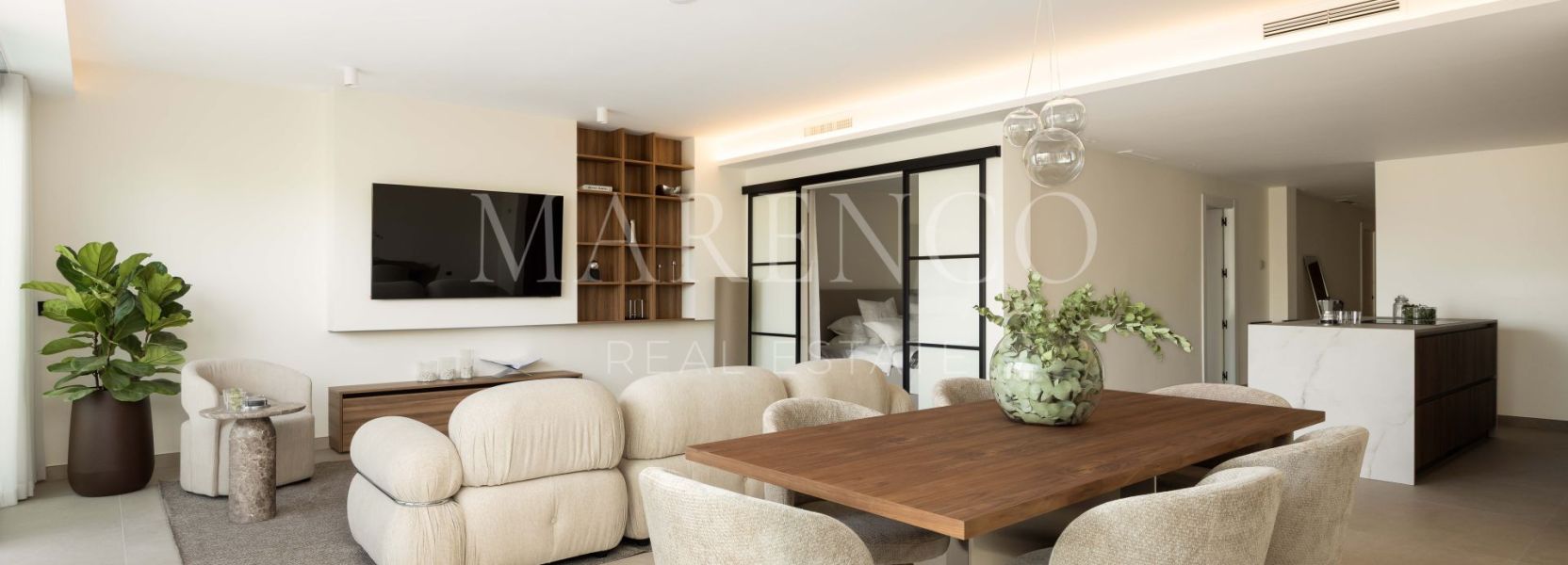 Appartement begane grond in Palacetes Los Belvederes, Nueva Andalucia, Marbella
