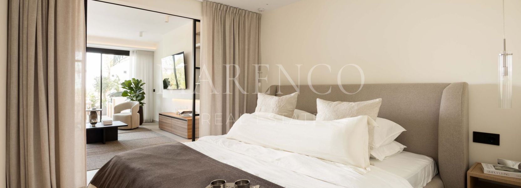 Appartement begane grond in Palacetes Los Belvederes, Nueva Andalucia, Marbella