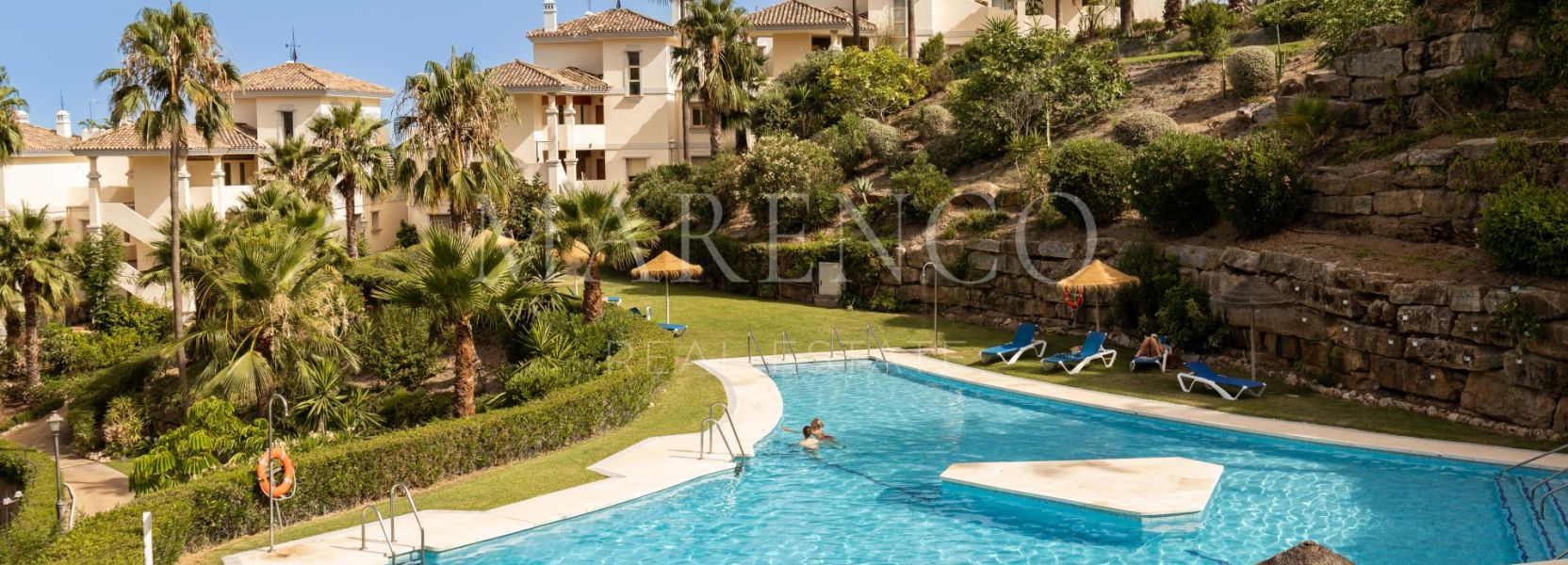 Appartement begane grond in Palacetes Los Belvederes, Nueva Andalucia, Marbella
