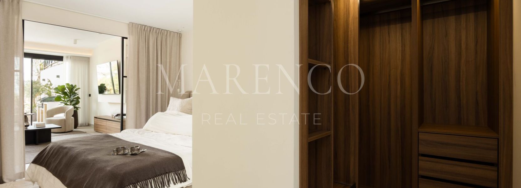 Appartement begane grond in Palacetes Los Belvederes, Nueva Andalucia, Marbella