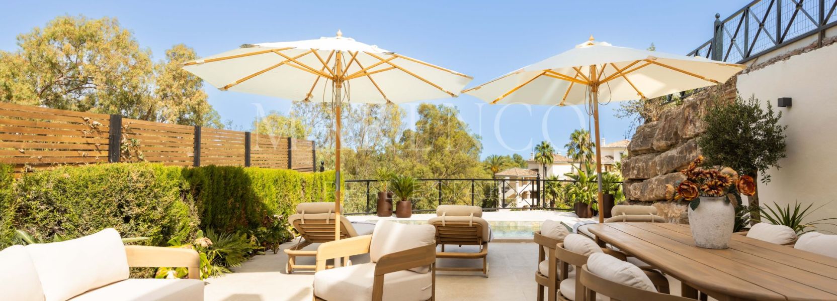 Appartement begane grond in Palacetes Los Belvederes, Nueva Andalucia, Marbella