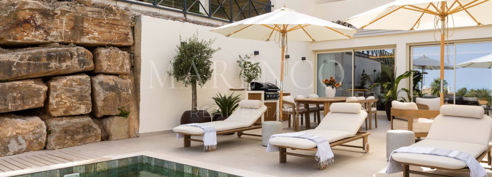 Appartement begane grond in Palacetes Los Belvederes, Nueva Andalucia, Marbella