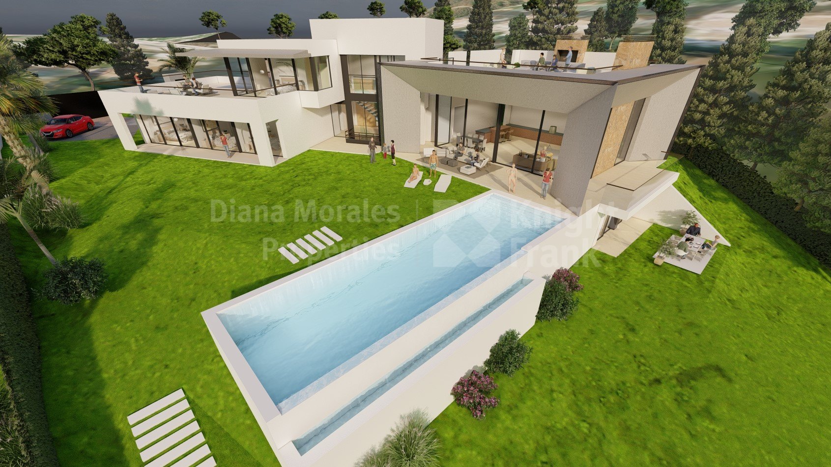 Grundstück mit Projekt und Lizenz für Villa in Haza del Conde