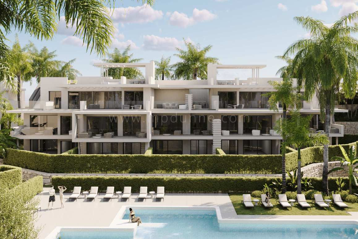 Modernes Zwei-Schlafzimmer-Erdgeschoss-Apartment in Estepona West