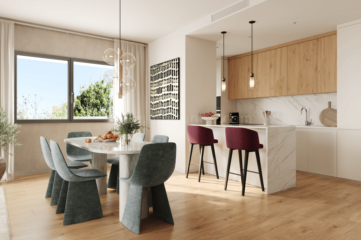 Erdgeschosswohnung mit Privatem Garten in Alura, Casares