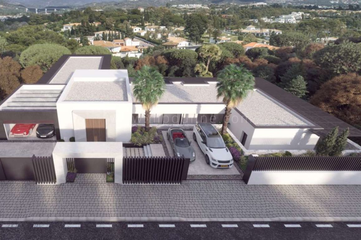 Villa moderne de luxe dans la Golf Valley de Nueva Andalucía