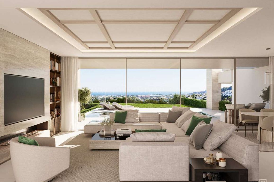 Résidences de luxe avec vue sur mer à La Quinta, Marbella