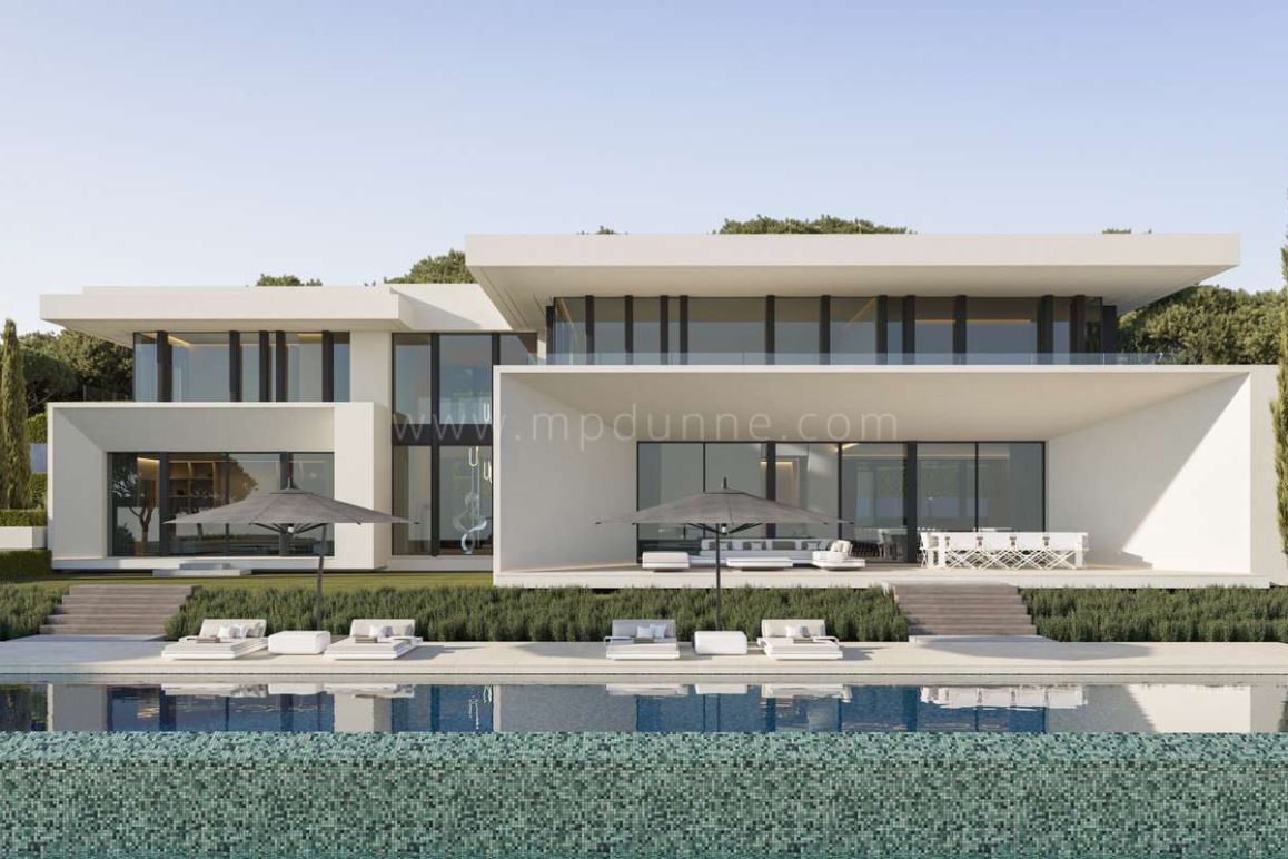 Villa de lujo de seis dormitorios con spa y vistas al mar en Benahavís