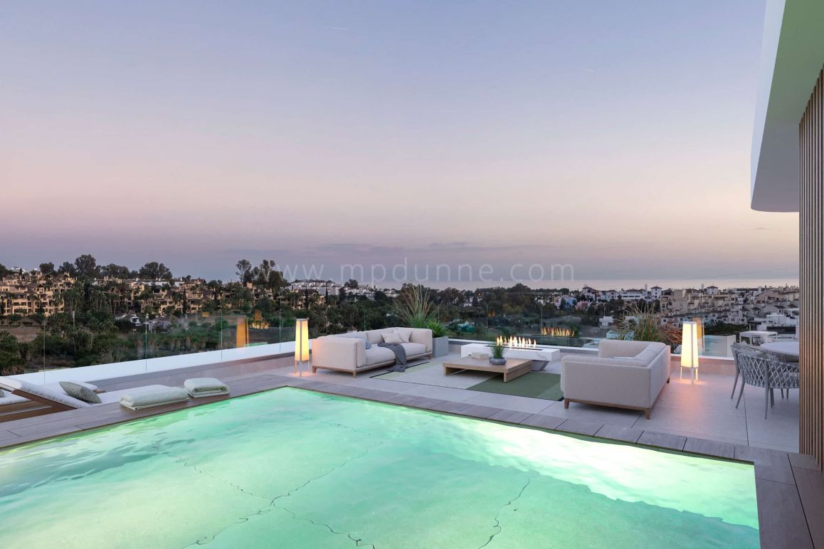 Lyra Residences Semi detached Villas under construction, El Campanario, Estepona