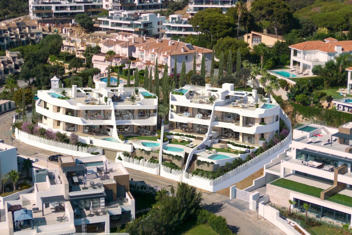 Golden Eight Residences con vistas al mar en Cabopino, Marbella