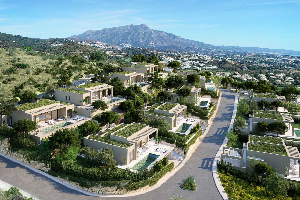 Finca de Jasmine Phase VII Off Plan Entwicklung von modernen Villen Benahavis