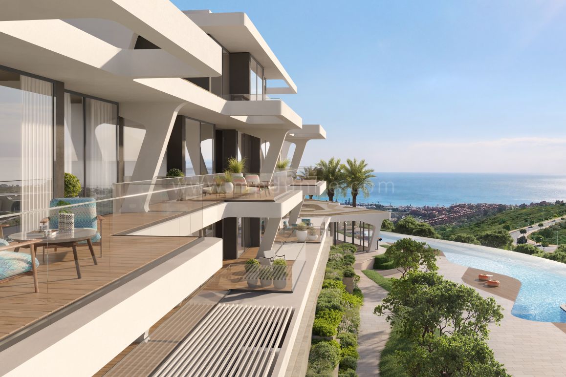 Moderna promoción sobre plano Finca Cortesin