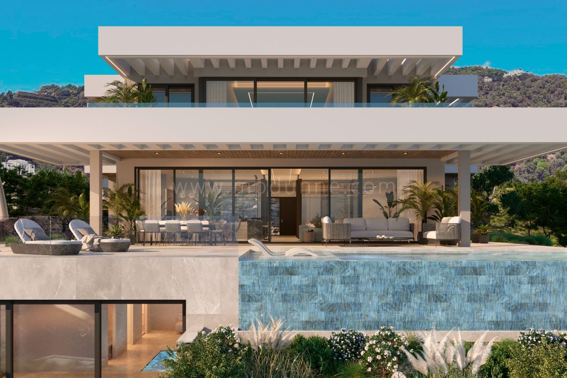 Madroñal Gold: Villas de Lujo Modernas con Vistas Panorámicas en Benahavís