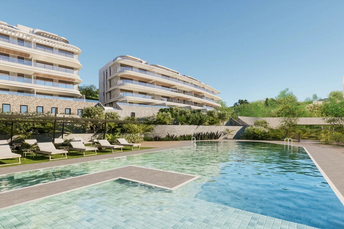 Nouvelles résidences modernes avec vue panoramique à Mijas