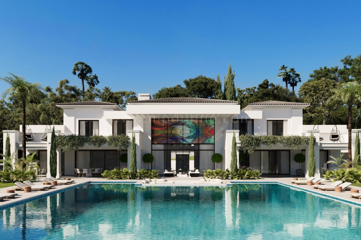 Projet de villa sur plan de golf en première ligne à Los Flamingos