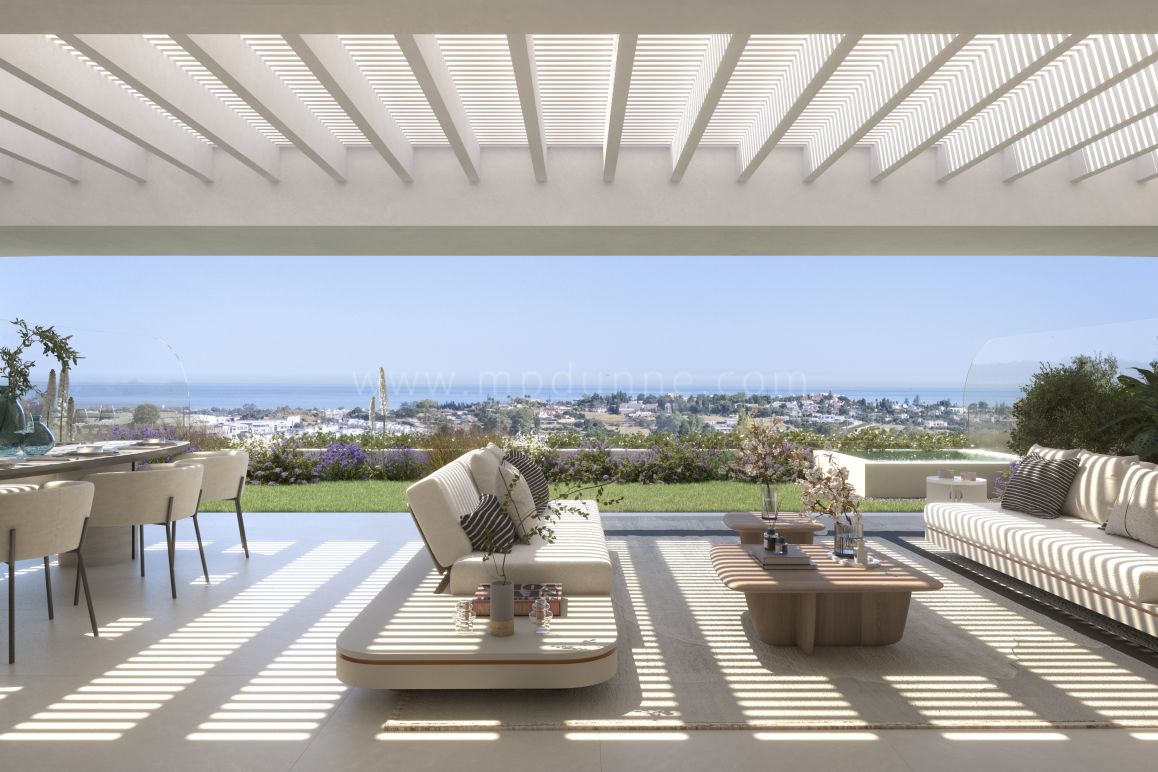 Penthouse duplex de luxe avec piscine privée sur solarium à Benahavís