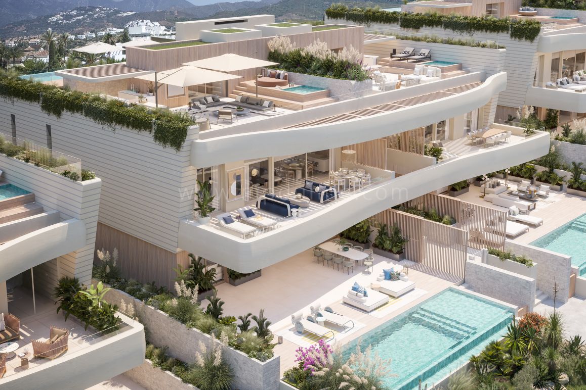 Beachfront Modern Villa with Panoramic Mediterranean Views in Marbella