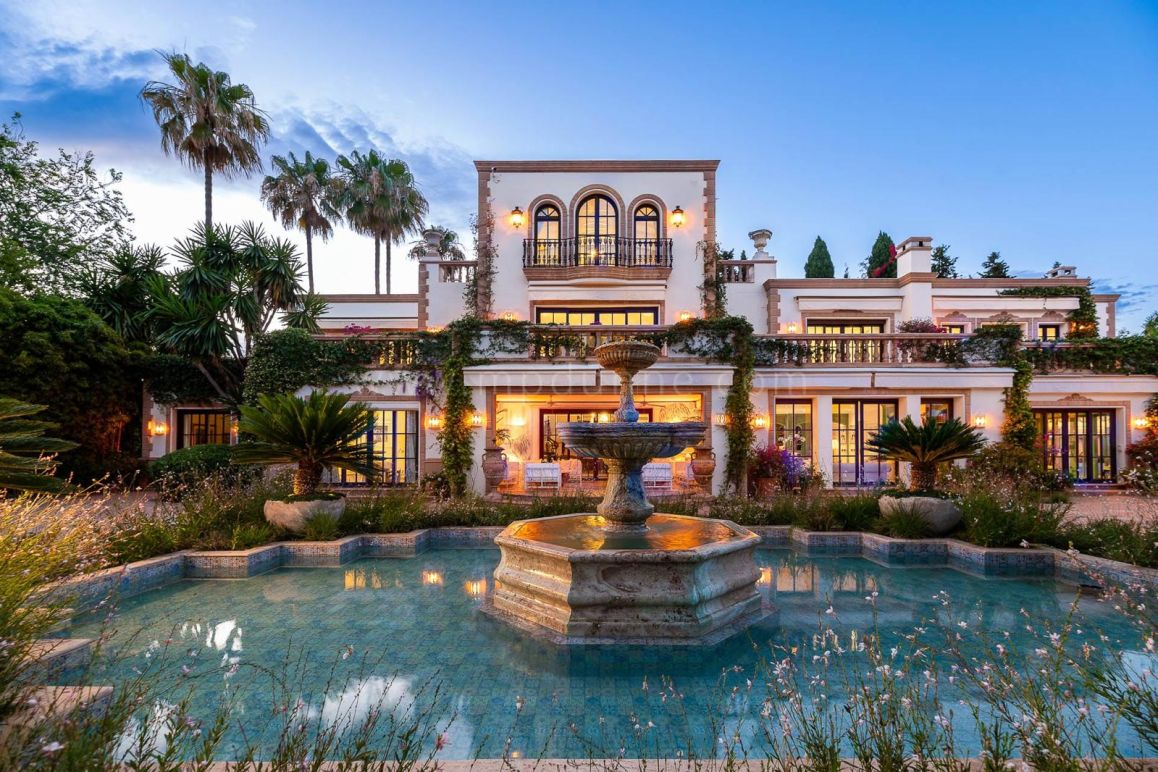 Exclusiva villa con jardín en alquiler en la Nueva Milla de Oro