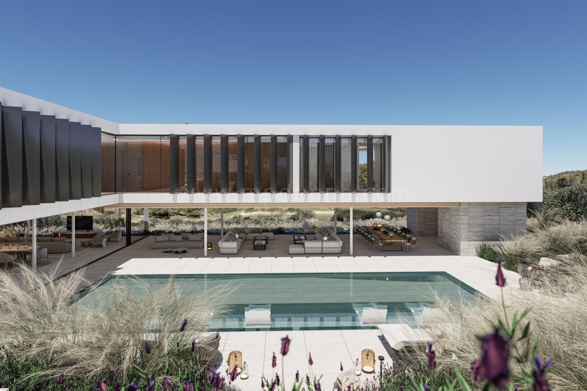Villa en bord de golf avec vues panoramiques à La Reserva, Sotogrande