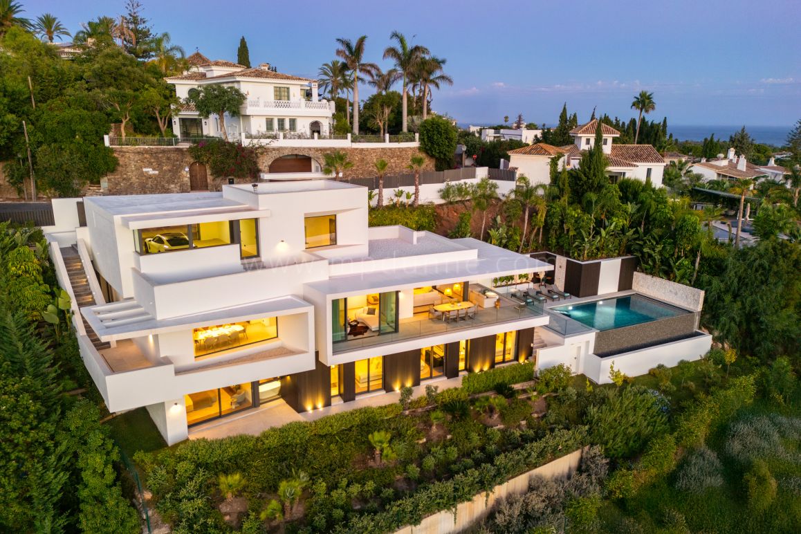 Moderne Villa, El Rosario, Marbella Ost