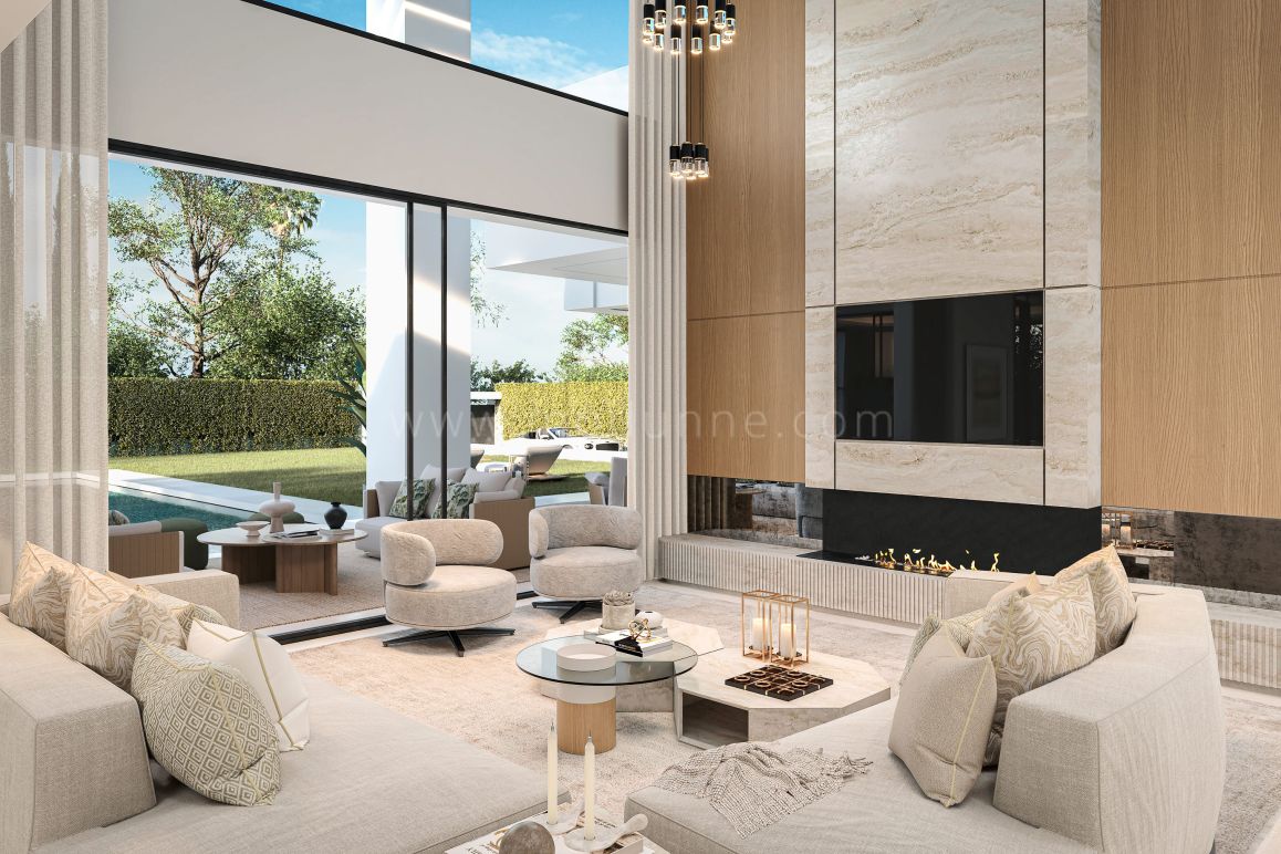 Moderne Vier-Schlafzimmer-Villa in der New Golden Mile, Estepona