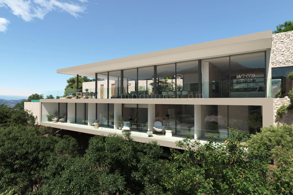 Vier Schlafzimmer Villa mit Meerblick in Monte Mayor
