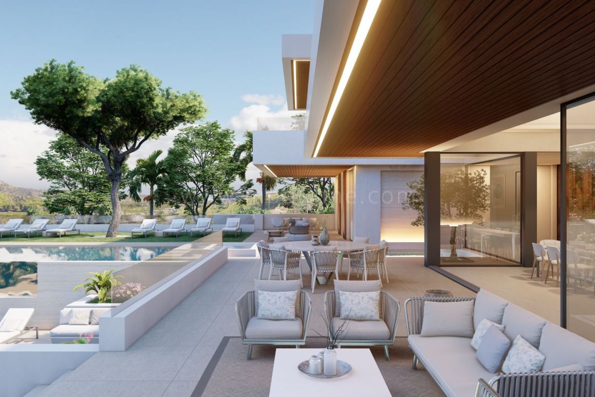 Villenprojekt in der Golf Valley, Nueva Andalucía