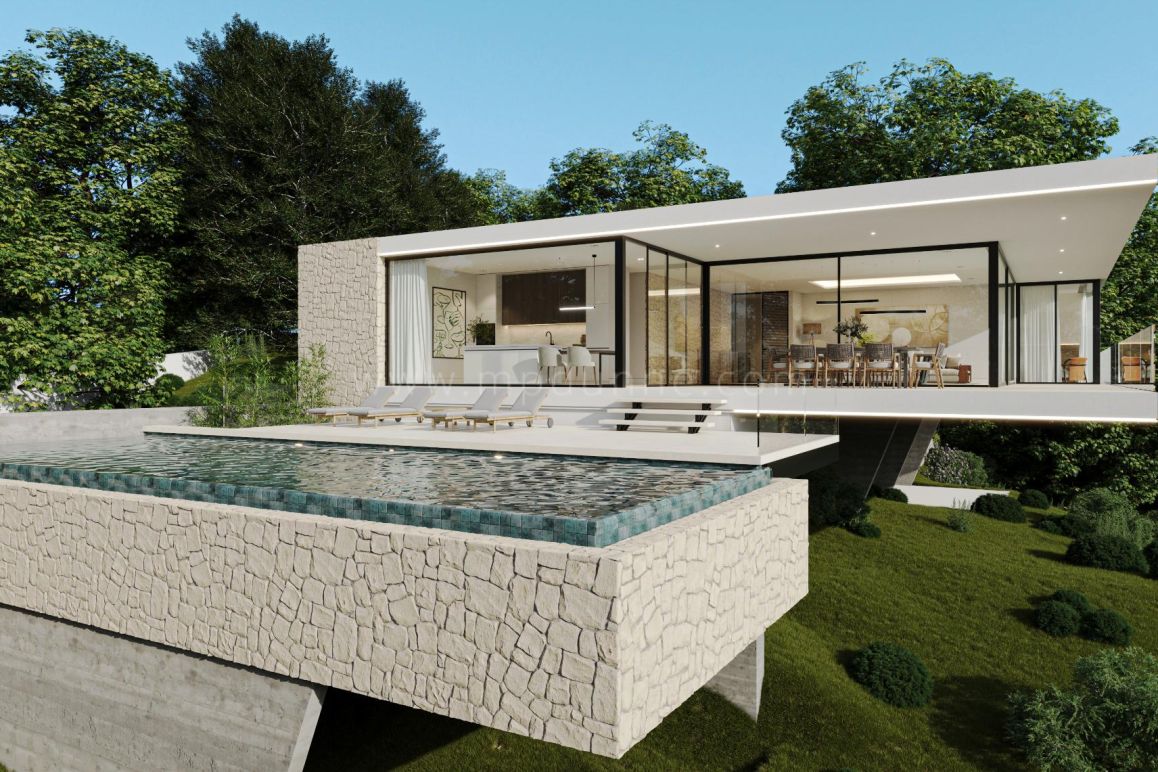 Vier Schlafzimmer Villa mit Meerblick in Monte Mayor