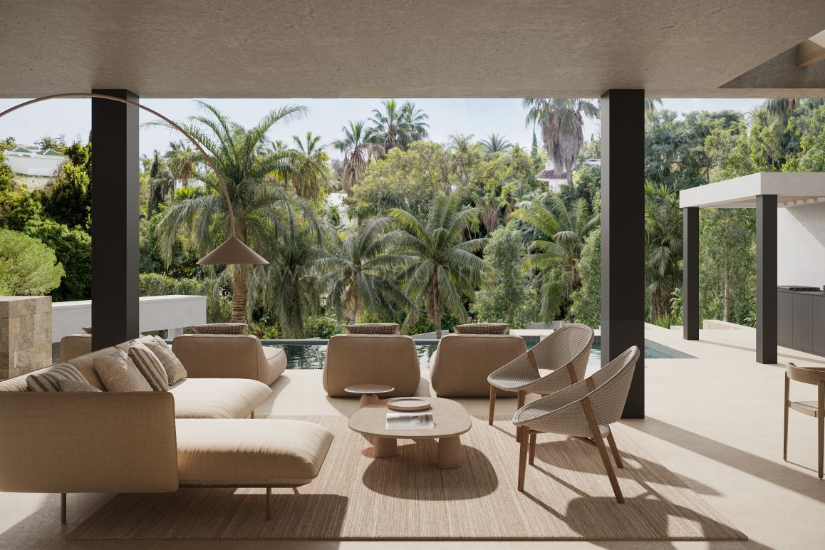 Modern Villa with Rooftop Terrace in Marbella Golden Mile