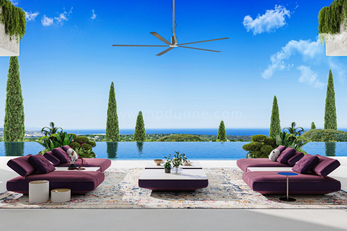 Large plot with project for a contemporary villa with incredible sea views