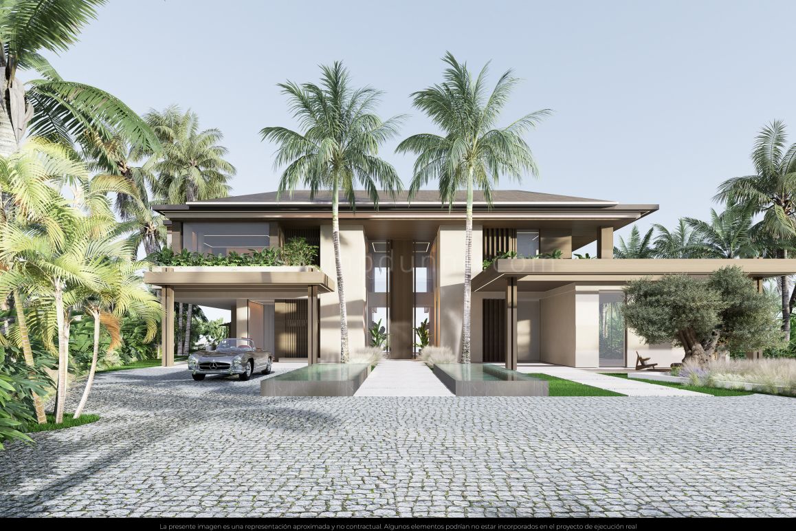 Turnkey Luxury Villa Project with Panoramic Sea Views in Marbella Club Golf Resort