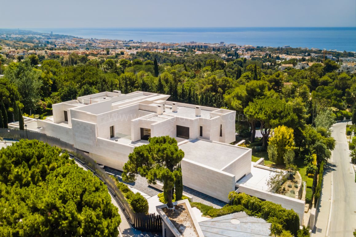 Villa Contemporaine Exceptionnelle avec Vues Imprenables sur la Mer à Sierra Blanca