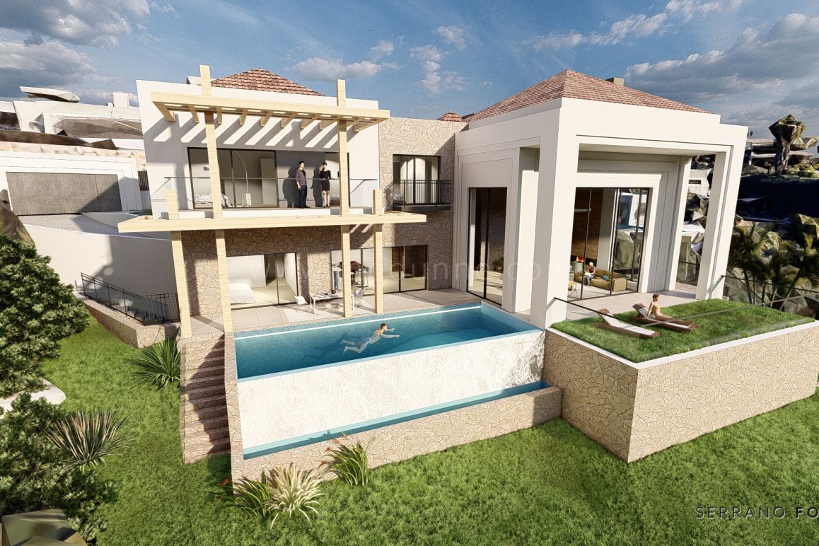Grundstück mit Villenprojekt in Benahavís, Costa del Sol
